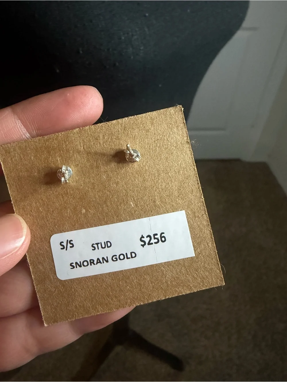 Sonoran Mountain Turquoise Silver Sterling Stud Earrings